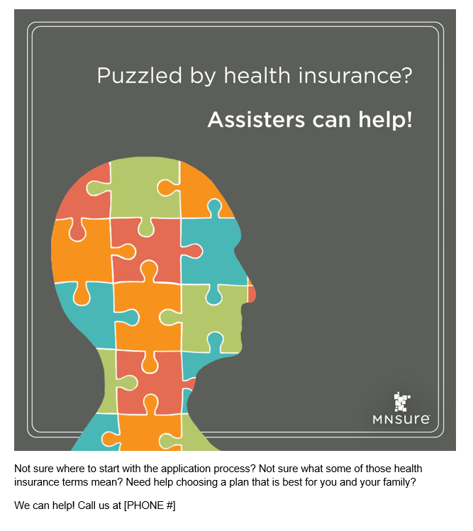 MNsure Social Media Toolkit - Puzzled by health insurance