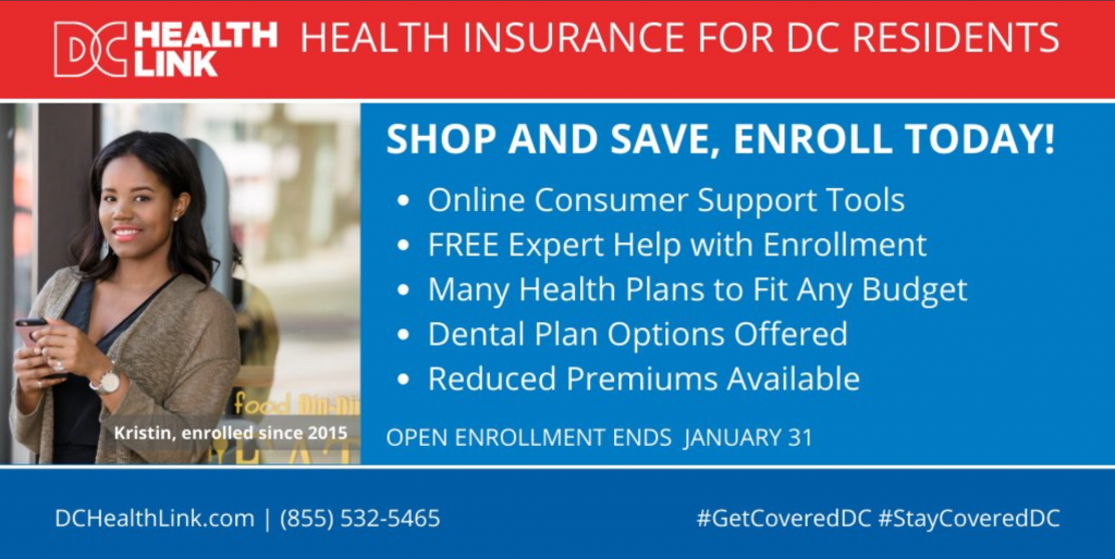 DC Health Link Shop and Save Open Enrollment Marketing