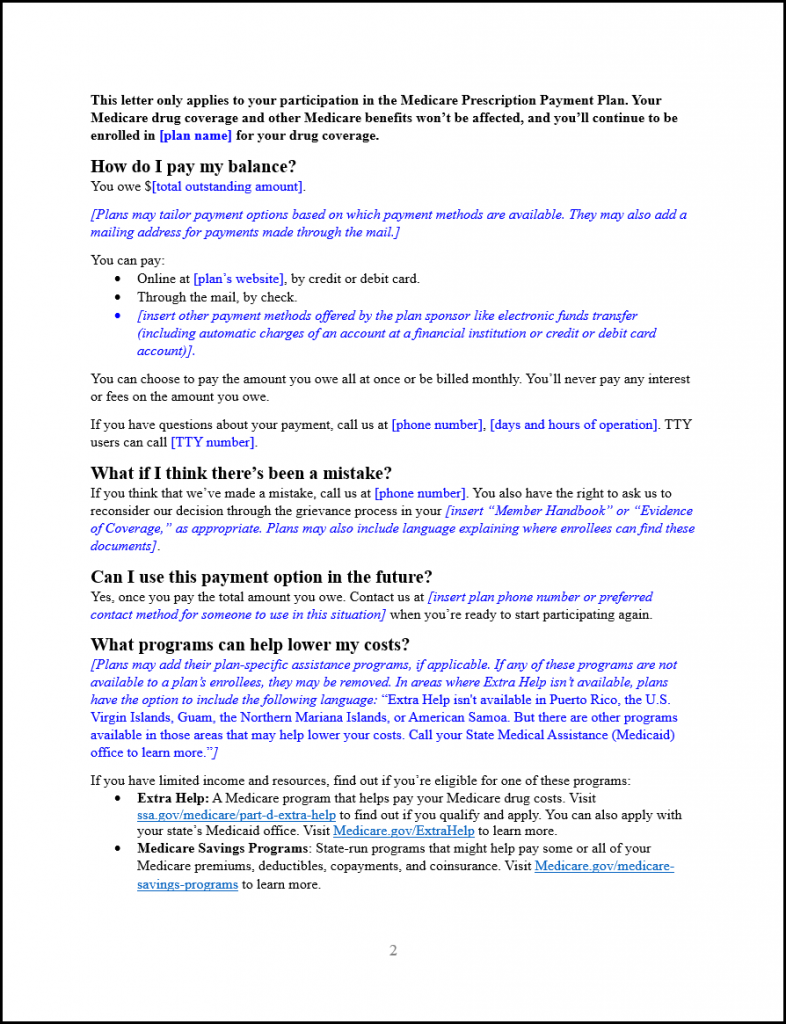 M3P Termination Notice Page 2